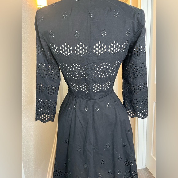 Theory structured eyelet shirt dress cotton size 2 - Picture 11 of 15